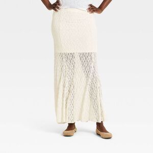 Universal Thread - Women's Western Lace Maxi Skirt - Universal Thread Cream